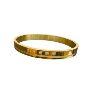 5 Diamond Gold Bracelet