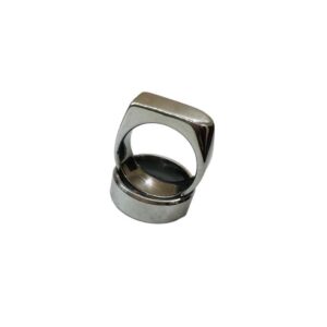 Raw Silver Knight Ring