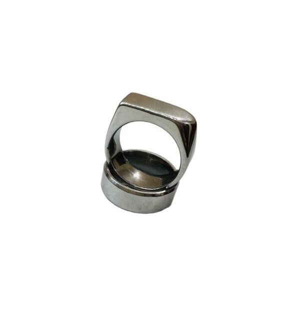 Raw Silver Knight Ring